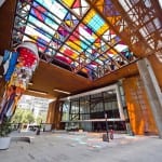Centro Cultural Gabriela Mistral um passeio muito legal em Santiago!