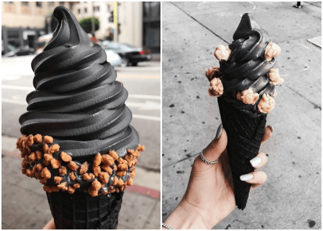Saiba onde provar o sorvete preto, a nova moda gastronômica ao redor do mundo