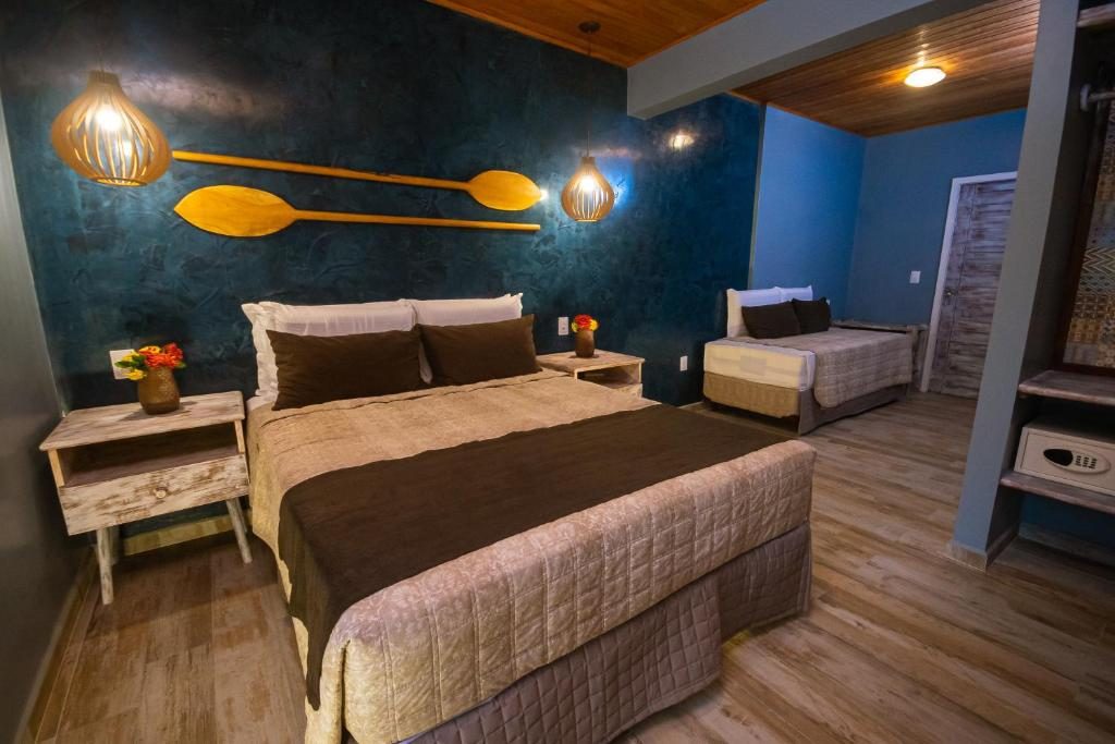 O Village Paraíso Tropical possui diferentes quartos para você e sua família/Foto: Booking