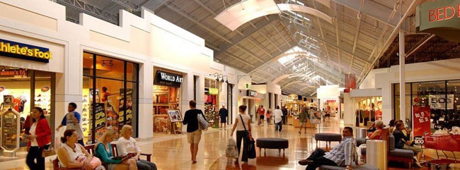 Interior of the Sawgrass Mills shopping mall, Sunrise, Broward