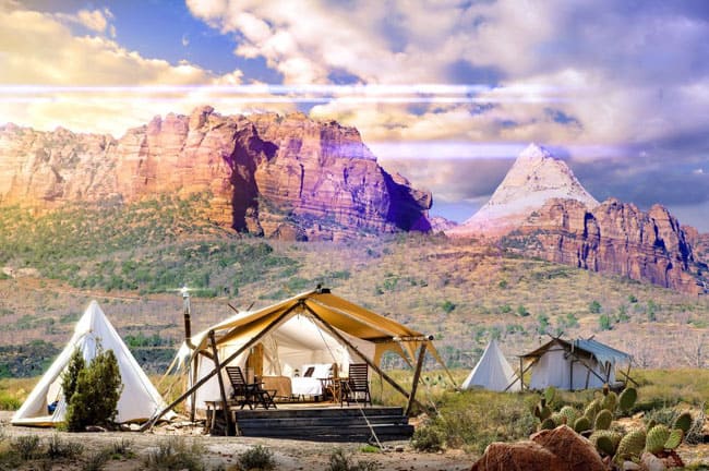 Hospedagem dos Sonhos: Under Canvas Zion, no Estados Unidos