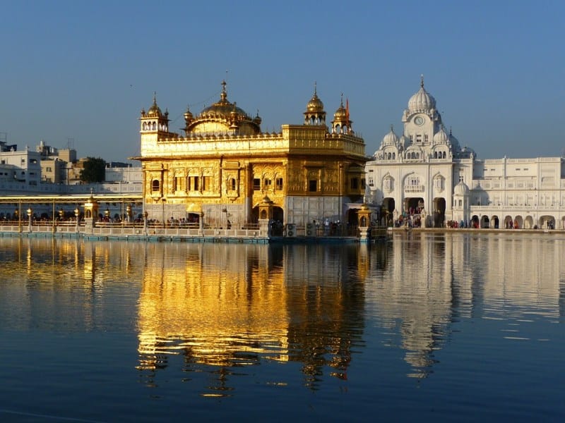 templo dourado na india