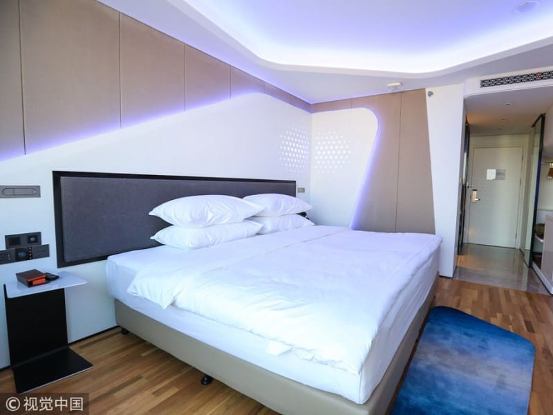 hotel futurista do alibaba