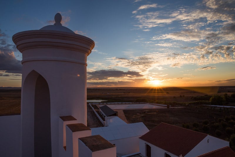Pôr do sol na Torre de Palma