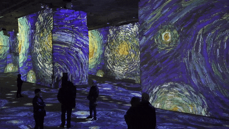 Exposição de Van Gogh em Paris oferece viagem imersiva pelas obras do artista