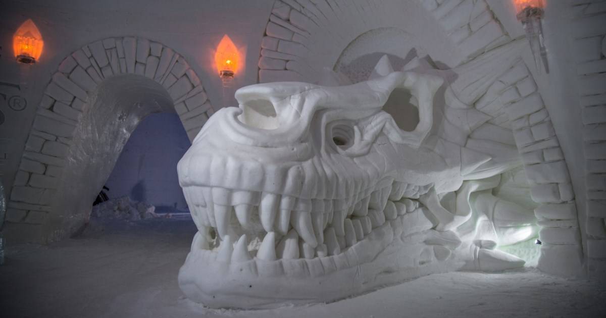 Hotel temático de Game of Thrones foi construído com neve e gelo na Finlândia