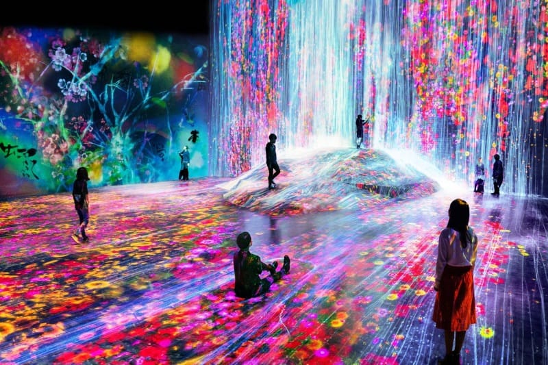 teamlab borderless em toquio
