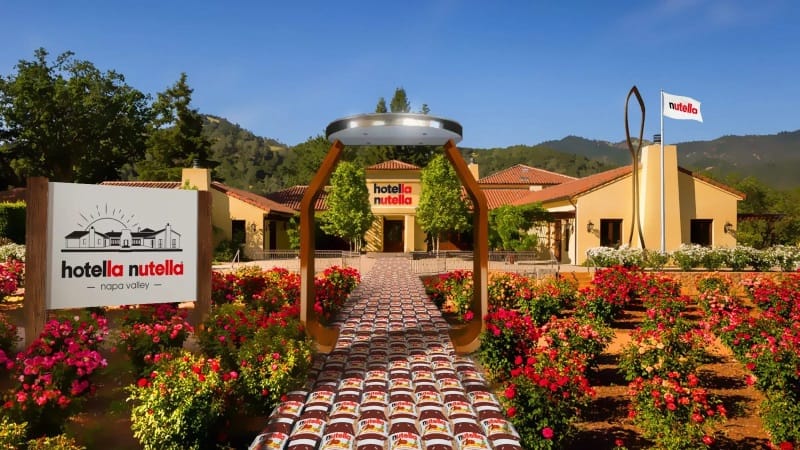 hotel tematico da nutella