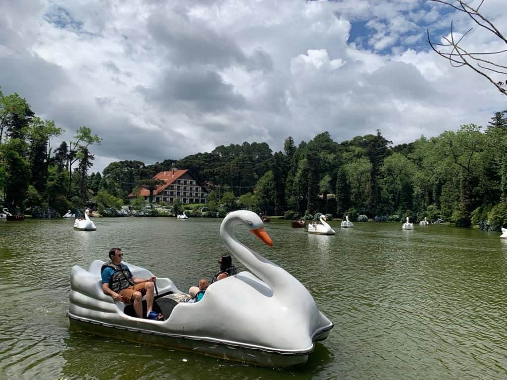 lago negro gramado
