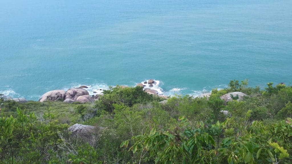 trilha do morro do rapa em florianopolis