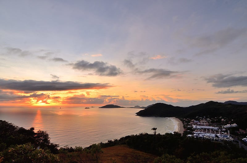 trilha do morro do rapa em florianopolis