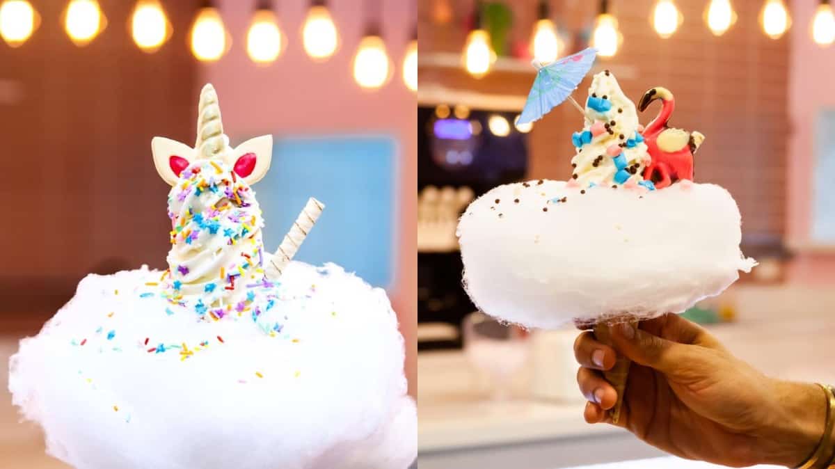 Dona Nuvem em SP e BH tem sorvetes com algodão doce, dinossauros e unicórnios