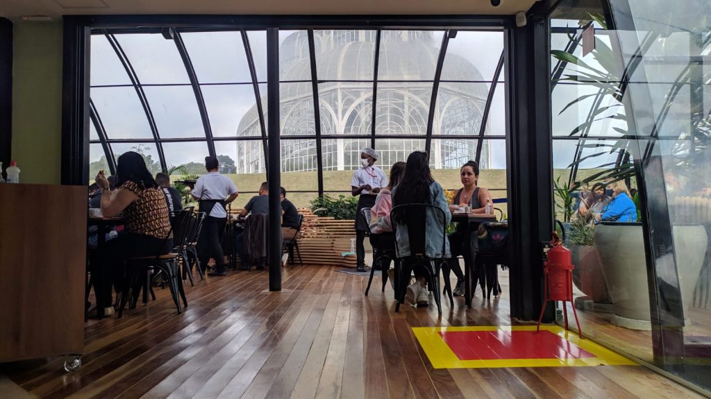 Interior do Café no Jardim Botânico