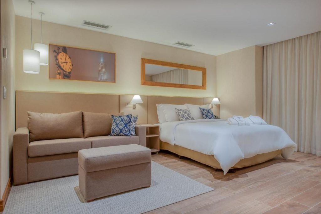 Quarto espaçoso em Gramado