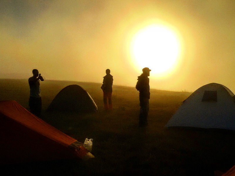 canion do funil acampamento
