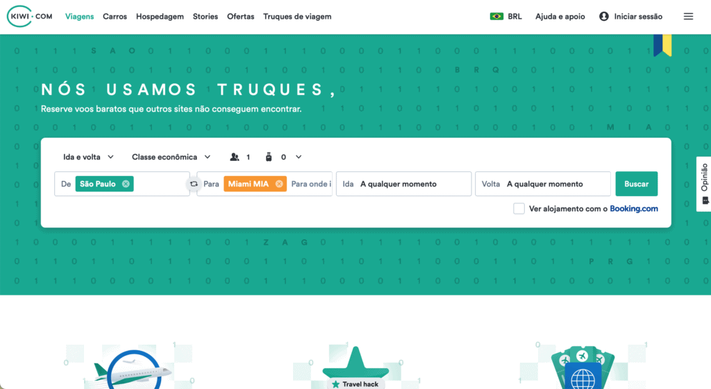 kiwi.com é confiável