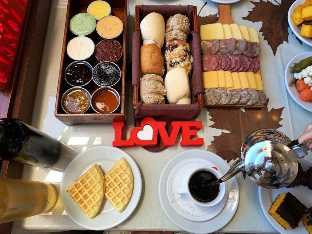 Café colonial em Gramado