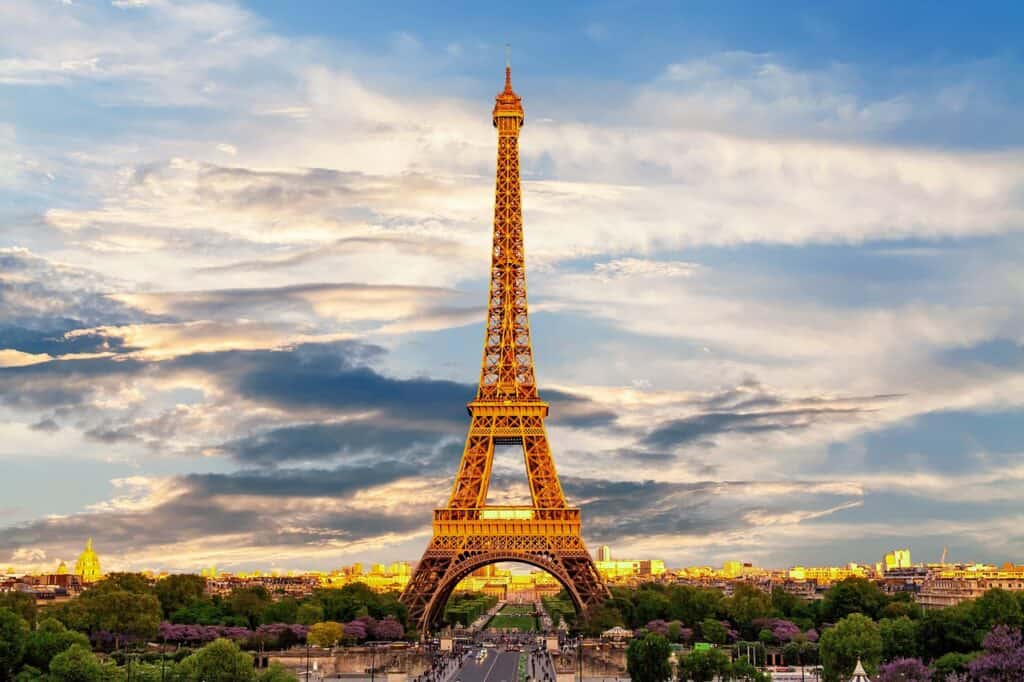 Pontos turísticos em Paris