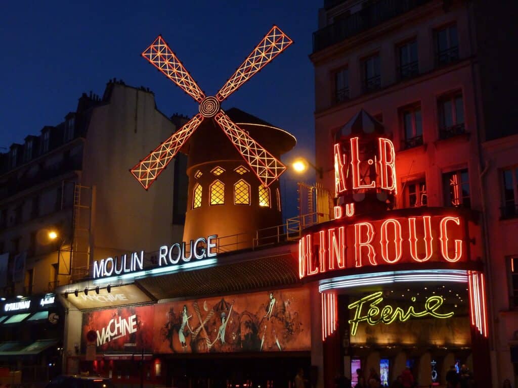 Pontos turísticos em Paris