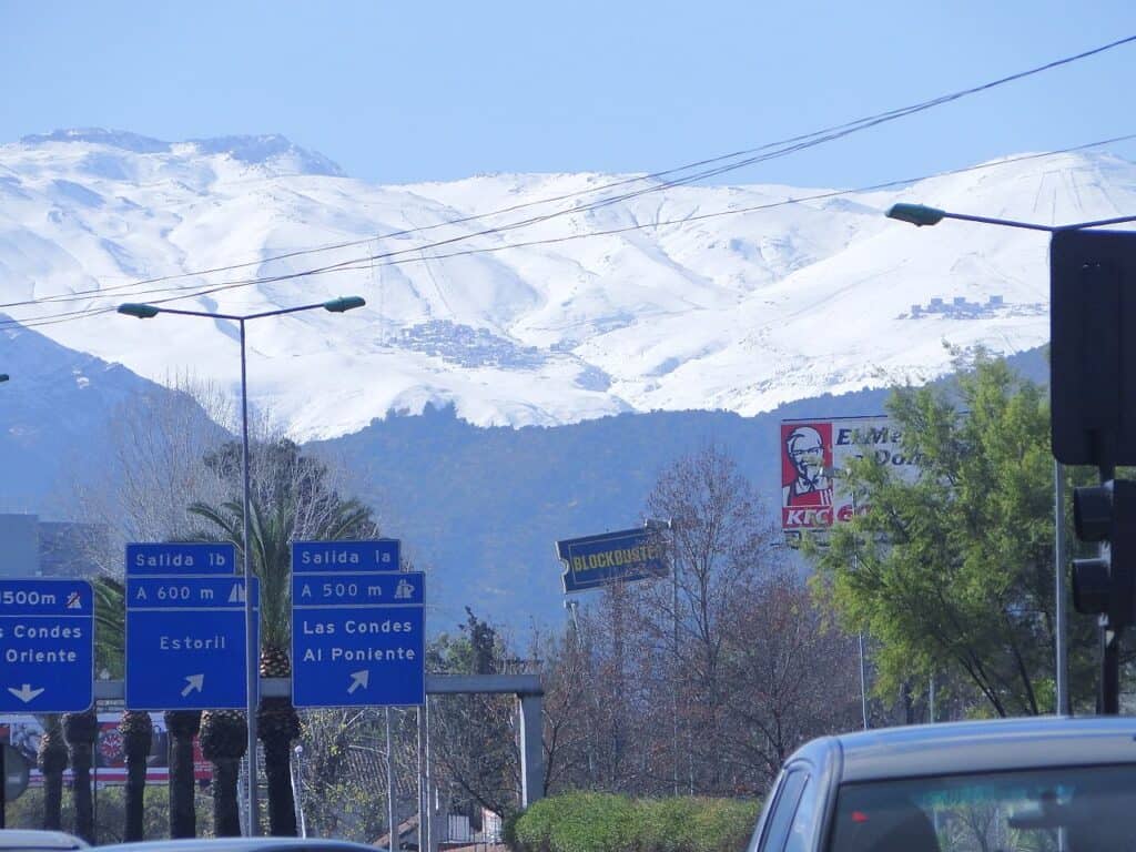 Farellones no Chile