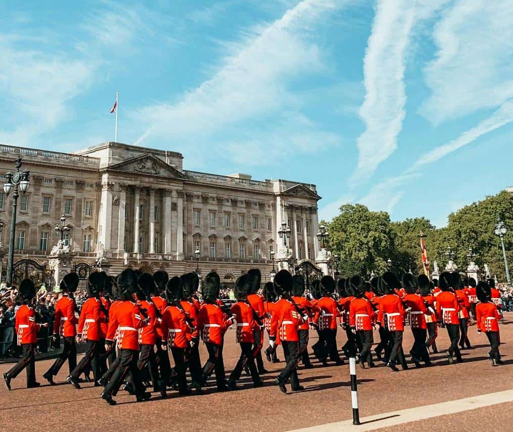 troca de guarda em Londres