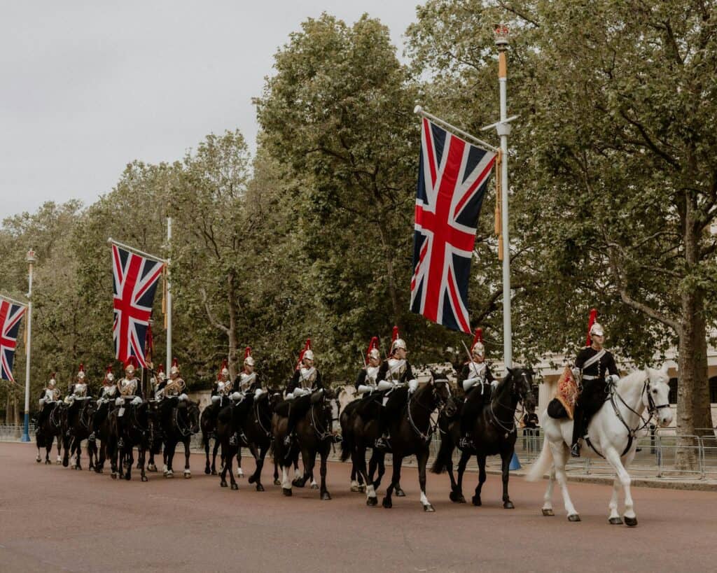 troca de guarda em Londres