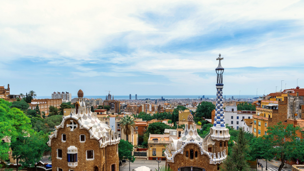 Pontos turísticos em Barcelona