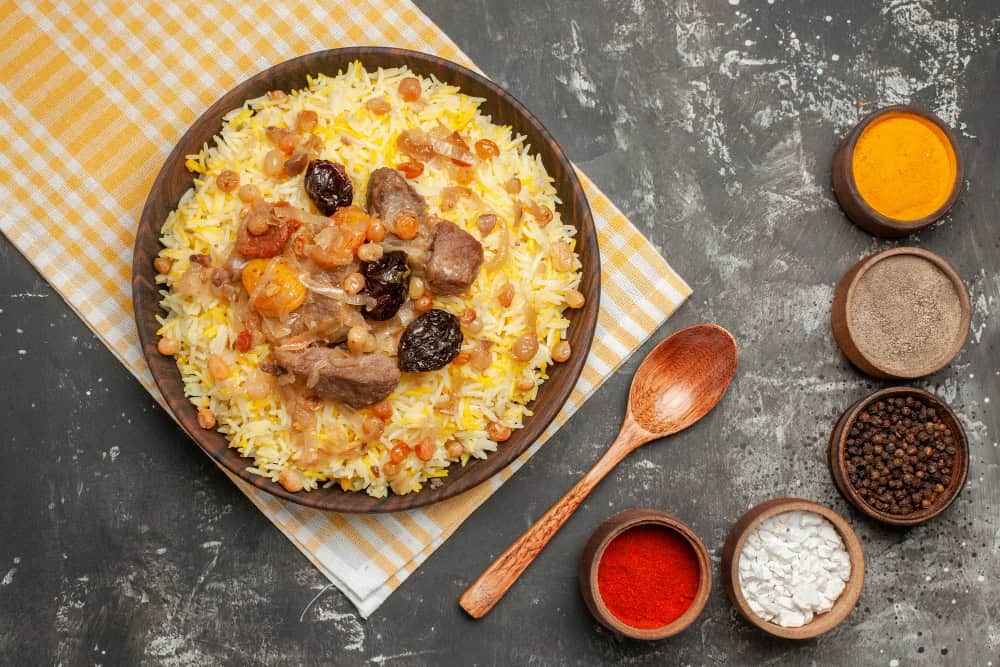 alimentação em Bukhara