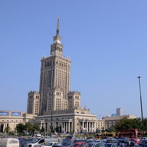Palácio da Cultura e da Ciência - terraço
